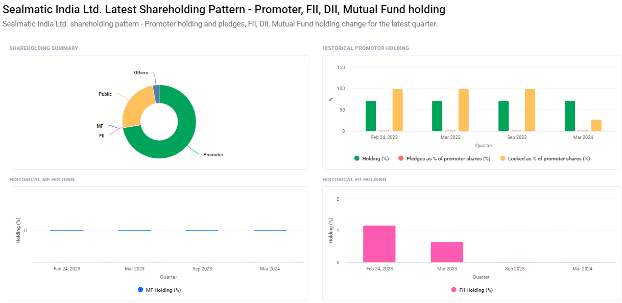 Shareholding Pattern For Sealmatic