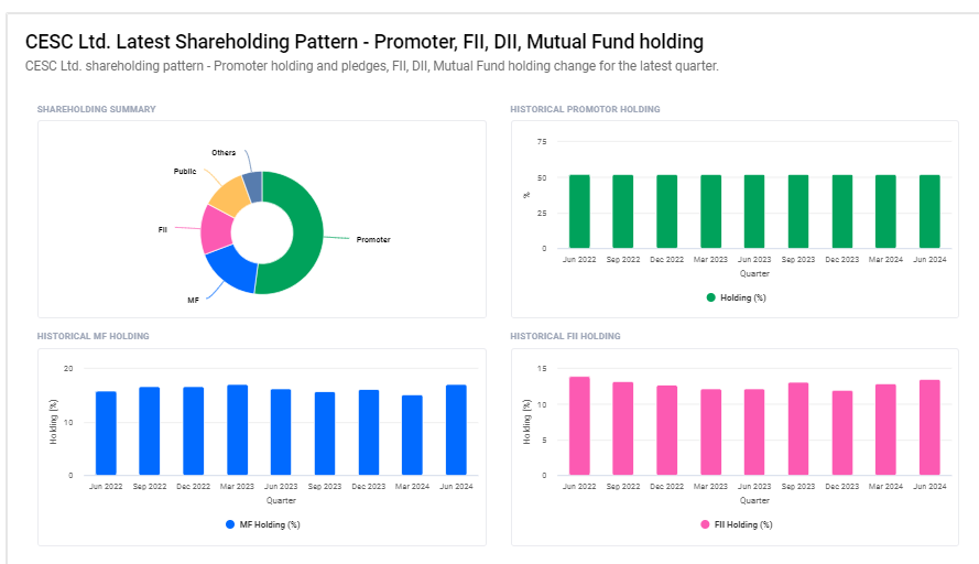 CESC Ltd Shareholding Pattern